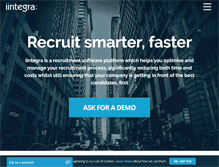 Tablet Screenshot of iintegra.com